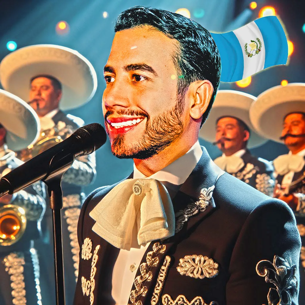 Ricky Aviel con mariachi en vivo